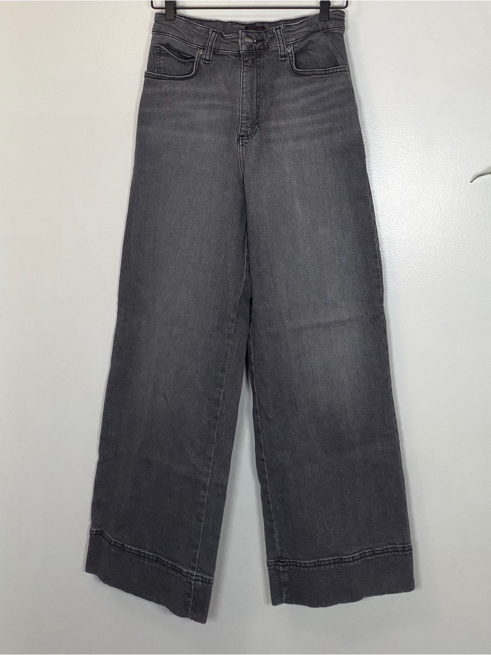 Lee Women's Wide Leg Jeans in Charcoal Gray